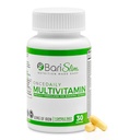 BariSlim Once Daily Bariatric Multivitamin קפסולת - 60 מ"ג של ברזל - ויטמין בראטרי ותוסף לניתוח דואר כולל Gastric Bypass & Gastric ; 30 יום אספקה