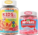 ילדים Multivitamin Gummies עם ברזל + Butyrate חניכיים עם פרוביוטיקה + Prebiotic + Postbiotic