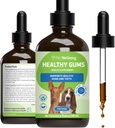 Pet WellBeing Healthy Gums for Dogs - Gums & Dental Health, Oral Care, נשימה בריאה, Coenzyme Q10, Zinc Oxide, Calendula, Marshmallow Root - Veterinarian-Formulated Holistic 4 oz Meadow)