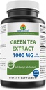 Brieofood Green Tea לחלץ 1000 מ"ג לשרת (Min 50% פוליפנולים) - 250 קפסולות - 3rd Party Lab נבדק עבור Purity & Quality