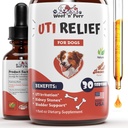 כלב טבעי UTI טיפול - כלב UTI - כלב Urinary Tract זיהומים טיפול - UTI הכלב תוסף - כלב UTI Cranberry - כלב קריין תוספת - 1 fl oz - בייקון פלמור