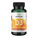סווונסון ויטמין D-35,000 IU Bone Health Immune תומך בתפקוד שרירים בריא D3 (cholecalciferol) 125 mcg 250 Softgels Count