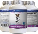 טיפול אוראלי לכלבים Bad Breath - ProBIOTICS for Dogs - Healthy Gut - Stop Gas Diarrhea ו- Bad Breath - Frebiotics Diarrhea - 1 בקבוק (60 טיפולים)