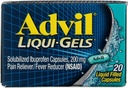 Advil Pain Reliever / Fever להפחית Liqui-Gels 20 CP - קניית חבילות והצלת (Pack of 2)