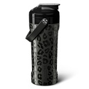 BrüMate MultiShaker בלנדר שאקר בקבוק | 100% Leakהוכחה Insulated Stainless Steel | Pre Workout and Protein Shaker Bottle for the Gym | 26oz (Onyx Leopard)