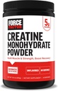 כוח גורם Creatine Monohydrate אבקה, 5g Micronized Dose כדי לתמוך צמיחה שרירים, כוח, התאוששות, בריאות קוגניטיבית וזיכרון, Unflavored, 60 משרתים