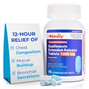 זמן-CAP LABS, INC. Timely Guaifenesin 1200 מ"ג לוחות שחרור מורחב - מצפה Mucus Relief & Chestungestion הקלה למבוגרים - נמשך עד 12 שעות - 70 ספירה
