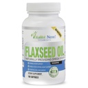 אורגני Flaxseed Oil Softgels - 1000 מ"ג Premium, וירג'ין קר Pressed from Flax Seeds - Hair Skin & Nails Support - אומגה 3-6-9 תוסף - 100 Count - יותר מ 3 חודשים אספקה!