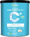 biochem Collagen Plus חלבון - 1.4lb - Natural Flavor - 20g של אבקת חלבון קולג'ן - מקדם שיער, עור, ריח, משותף ועצם בריאות - Amino Acid - Keto-Friendly - Soft Tissue Support