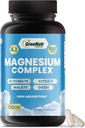 GreeNatr Magnesium Complex Supplement - Magnesium Supplements with Glycinate, Citrate, Malate & Oxide - Magnesium Tablets for Digest, Sleep, Heart Health, & Energy - מגנזיום ויטמינים 120 ספירות