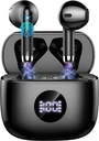 Wireless אוזנייםbuds, Bluetooth 5.4 אוזן Buds LED Power Display Headphones Bass Stereo, Bluetooth אוזניות ב-Ear Noise מבטל את Mic, 40H Playback Mini Case IP7 Waterified Sports אוזניות עבור Android iOS iOS