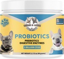 כלב פרוביוטיקה, Cat Probiotics, Probiotics for Dogs, Probiotics for Cat, 5 מיליארד CFUs + Prebiotics + Enzymes for Digestive Health & Immune Support, Skin & Coat, Dog Probiotics, 90 גרמים