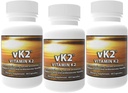 3 Pack of vK2-Vitamin K2 (mk4 ו- mk7)
