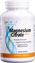 קפסולות תוספי תזונה, Magnesium Citrate, Nutritional Health, 120 Counts, 400 מ"ג