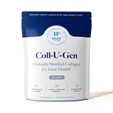 Utzy Naturals Coll-U-Gen | תוסף תמיכה משותף | עם Type II Undenatured Collagen (UC-II®) & Fortigel® | אבקת Unflavored