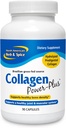 צפון RICAN HERB & SPICE Collagen Power-Plus - 90 קפסולות - תוספת קולג'ן - תמיכה משותפת ושרירים, שיער בריא, Skin & Nails - Bromelain, Papain, ויטמין C - Non-GMO - 30 משרתים