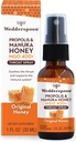 Wedderspoon Propolis ו-Manuka Honey גרון Spray, דבש מקורי, 1 Fl Oz (Pack of 1), Sore גרון הקלה, תמיכה טבעית