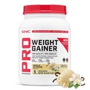 GNC Pro Performance Weight Gainer חלבון אבקה, 50 גרם חלבון, קלוריות גבוהה, 700 קלוריות, תומך במסה ושיקום שרירים, MCT, BCAA, צד שלישי נבדק, וניל Ice Cream, 6 משרתים, 2.5 lbs, 2.5 lbs