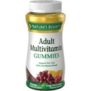 Nature's Bounty Adult Multivitamin Gummies, תוסף ויטמין, צרכים תזונתיים יומיים, כתום, דובדבן וגרלוף פלפור, 75 מסטיקנים