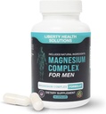 Magnesium Complex for Men with All Natural Ingredients - תמיכה טבעית ל- Digestive Comfort and Ordinaryity - 60 קפסולות