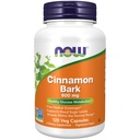 עכשיו תוספים, Cinnamon Bark 600 מ"ג, פרויקט Non-GMO מאומת, Glucose Glubolism*, 120 קפסולות Veg