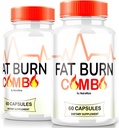 (2 Pack) Fat Burn Combo קפסולות, FatBurn Combo Keto Formula, All Natural Weight Loss תוסף ל-Achieve Healthy-Seeing Body, Keto Fitness Pills, ביקורות רשמיות (120 קפסולות)