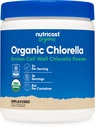 אבקת Chlorella 8oz - 3000 מ"ג עבור משרת - non-GMO, גלוטן חינם