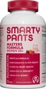 SmartyPants Multivitamin Gummy לנשים 50 ומעלה: אומגה 3 שמן דגים (EPA / DHA), Methylfolate, CoQ10, ויטמין D3, C, ויטמין B12, B6, A, K & Zinc, Biotin, Gluten חינם, 120 (30 יום אספקה)