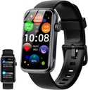 Smart Watch, 1.47" HD Smartwatch עבור גברים עם 24 מצבי ספורט, IP68 Waterified Fitness Tracker עם קצב לב 24/7 / Sleep/SpO2 Monitor, Step Tracker, Pedometer, Work Tracker עבור Android iOS
