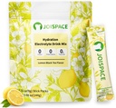 JOISPACE שתיה אלקטרוליטית לערבב עם תה פוליפנולים | Fasthydrtion & Electrolytes Boost | Non-GMO, Vegan, Gluten-Free לימון Tea, 16 משרתים