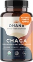 Aloha מדיצ'לס Chaga, Antioxidant Mushroom, Helps Balance Metabolic Systems ו- Immune Support, Pack of 1, 90 קפסולות כל אחת
