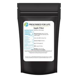 For Life Apple Fiber, Natural Apple Pectin סיבים תוספת לבריאות העיכול, טבעוני, non GMO, Gluten Free (1kg / 2.2lb)