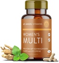 Mt. Angel ויטמינים - Daily Womens Multivitamin - פורמולה למבוגרים עם ברזל, Calcium, KSM-66 Ashwaganda, ואת תערובת צמחית של הנשים הטובות ביותר ויטמינים - 60 קפסולות הרוזן