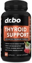 תמיכה Thyroid עבור נשים וגברים תוסף - Natural Metabolism, Mood & Energy Enhancer עם L-Tyrosine Selenium Iodine Zinc Bladderwrack Kelp & Ashwagandha Thyroid תוסף ויטמין 60 גלולות