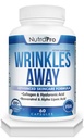 NutraPro Anti Wrinkle ו- Ageless Skin ויטמינים - מתחם תיקון דרמטי עבור תיקון העור עם Collagen & Resveratrol & Alpha - Lipoic Acid & Hyaluronic Acid תוספת לחדש העור