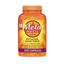 Metamucil, Psyllium Husk קפסולות, 300 קפסולות, 3in-1 סיבים תוספת, Daily Psyllium Husk סיבים קפסולות לעזור תמיכה בריאות על ידי קידום סדירות *, עזרה יומית תוספת סיבים