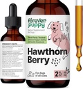 Forever Puppy הות'ורן ברי טיפות לכלבים - תמיכה אנטי-חמצן ב Tincture לכלבים w/Hawthorn ברי - תוסף בריאות לב נוזלי עבור חיות מחמד מאושרות - No Preservatives & Artificial Colors - 2 oz