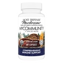 Host Defense MyCommunity קפסולות - 17 מינים בלגן Mushroom for Immune Support - Herbal Aid with Lion's Mane, Reishi. Chaga, Cordyceps, טורקיה Tail & More - 60 קפסולות (30 משרתים)