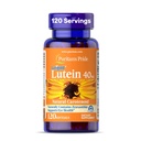 גאווה של Puritan's Pride Premium LutigoldTM Lutein Carotenoid 40 מ"ג עם Zeaxanthin עבור גברים ונשים, תוספת תזונתית לתמיכה בריאות עיניים, 8 חודשים אספקה, 120 Easy-to-Swallow Softgels Softgels
