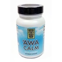 Awa Calm כמוסות - Kava- Based Herbal תוסף עם 30% Kavalatone, Calamus Root, Passion Flower, Lemon Balm & Hops (60 קפסולות)