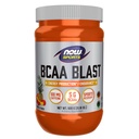 Now Foods Sports Nutrition, BCAA Blast אבקת, 5 g BCAA, 100 מ"ג Caffeine, טרופי Punch, 600-Gramss