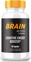 כריות Actives המוח - Daily Support Formula with a Balanced Pool for Focus, alertness and Concentration | Easy-to-Take Pills for Everyday Wellness (60 קפסולות)