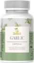 קפסולות אורגניות - 500 מ"ג טבעוניות Herbal Garlic Pills - 60 קפסולות אורגניות עבור לב בריאות, Immune Support & Energy Boost - Non-GMO, Gluten-Free