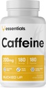 Bucked Up Caffeine 200 מ"ג פרי, Essentials (180 משרתים, 180 קפסולות)