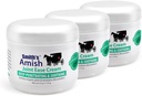 Aish JointEase Soothing Cream 3 Pack (שלושה 4 oz Jars) עם Arnica, Tea Tree, Eucalyptus, Peppert ורוזמרי