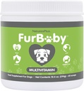 NaturesPlus FurBaby Multivitamin for Dogs - 10.4 oz - תומך בבריאות משותפת, Immune function, Fit & Energy הפקה - Non-GMO - 60 משרתות