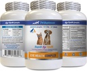כלב עיניים ויטמינים - PET Eye Health Complex - כלבים וחתולים - תומך ראייה העין - astaxanthin for Dogs, עין חזון תוספת לכלבים וחתולים, ויטמין בריאות עיניים Lutein ו zeaxanthin 1Bot 60Tabs