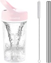 בקבוק שרקר חשמלי, Shaker Bottles forחלבון Shakes, בלנדר שרקר בקבוק עבור Pre-Workout, אריזות Shaker לטעון, BPA-free Mixer בקבוקים עבור אבקת חלבונים, Whey, ותוספים אחרים