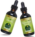 Go Foodsents Uriva & Prostate תוסף עבור גברים עם Pygeum ו Saw Palmetto לחלץ תוסף תמיכה Uric Acid, עבור רמות מזון Uric Acid המסייע Ease Discomfort