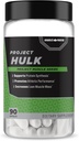 פרויקט Hulk, כוח, ביצועים אתלטיים, סינתזת חלבון, מיוצר עם הבוטנים (90 קפסולות).